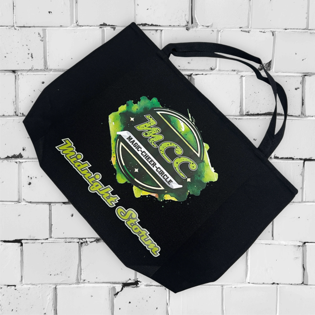 EINZELSTÜCK Tasche Leinenbeutel groß Design MCCPlanet Midnight Storm
